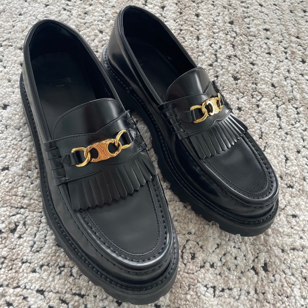 Celine Margaret Loafers Size 39